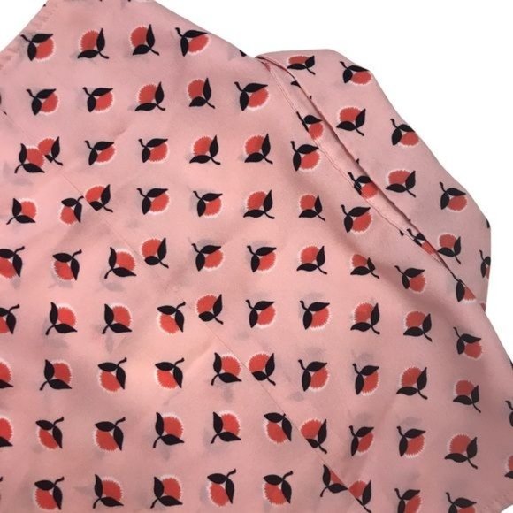 ANN TAYLOR Floral Sleeveless Button Front Blouse Size XS - Picture 4 of 9